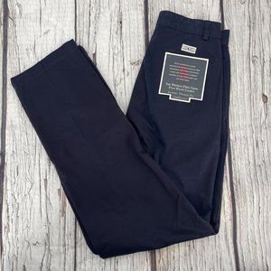 Vintage Y2K Pleated Polo Ralph Lauren Navy Blue Chino Pants / Andrew 30 x 34